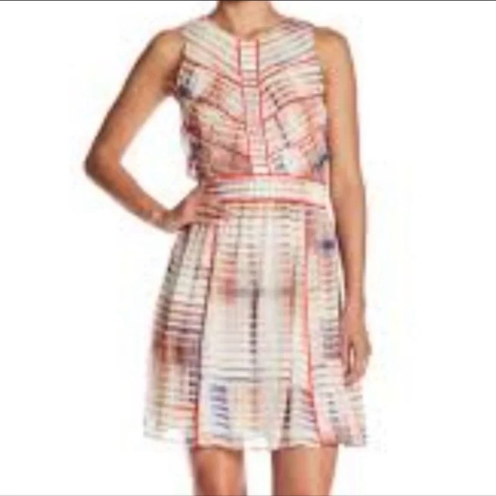Adelyn Rae Multicolor Striped Dress NWT Size Medium